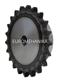 Звездочка 20B-1, шаг 31,75х19,56 мм (1"1/4х3/4), Z=33 со ступицей и закалкой зубьев - Евромеханика