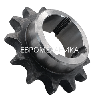 Звездочка 16В-1, шаг 25,4х17,02 мм (1"х17,02 мм), Z=24 под втулку тапербуш 2517 с закалкой зуба - Евромеханика