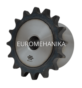 Звездочка 20B-1, шаг 31,75x19,56 мм (1"1/4х3/4), Z=39 со ступицей и закалкой зубьев - Евромеханика