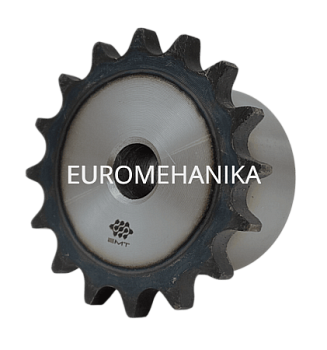 Звездочка 06B-3, шаг 9,525x5,72 мм (3/8х7/32), Z=24 со ступицей и закалкой зубьев - Евромеханика