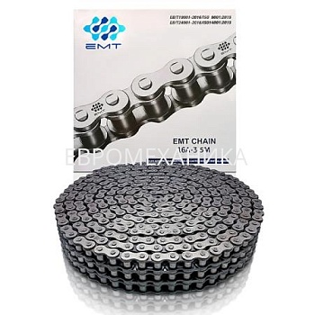 Цепь роликовая 16A-3 (80-3, 3ПР-25,4-171), EMT - Евромеханика