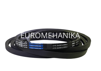 Ремень клиновой C115, 22х 2921Li/ 2980Ld, V-BELT HARDLINE, EMT - Евромеханика