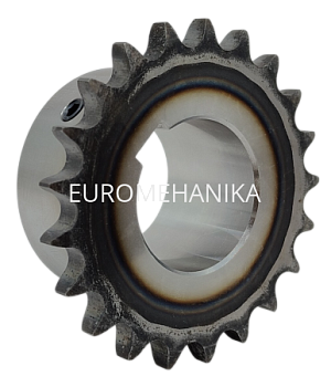 Звездочка с готовым отверстием 08B-1, Z=19, D1=19 мм, с закалкой зубьев - Евромеханика