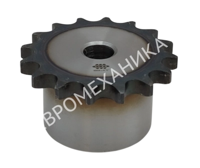 Звездочка 24B-1, шаг 38,1х25,4 мм (1"1/2х1"), Z=11 со ступицей и закалкой зубьев - Евромеханика