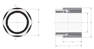 Втулка зажимная MINI KBS 58 50x75, EMT - Евромеханика