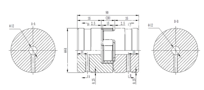 Муфта кулачковая XL3-12x12 тип B-B (GE-T 28-38), СТАЛЬ, EMT - Евромеханика