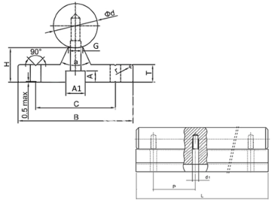 Вал прецизионный с опорой TBR30, L=4010 мм, EMT - Евромеханика