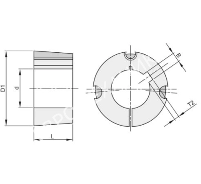 Втулка тапербуш 1108-3/8'', d=9,525 мм - Евромеханика