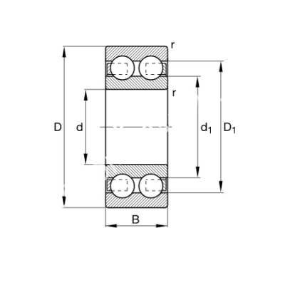 Подшипник 4209-B-TVH FAG - Евромеханика