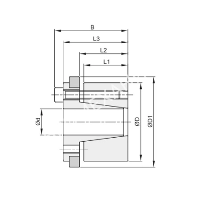 Втулка зажимная BK 71 22 x 47 (KLDB022) - Евромеханика