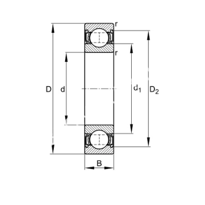 Подшипник 6210-2Z FAG - Евромеханика