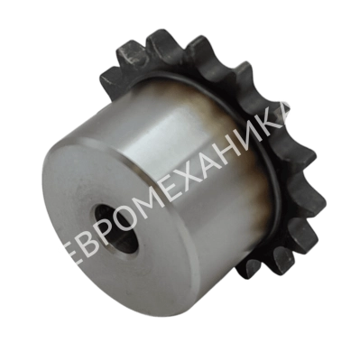 Звездочка 20B-1, шаг 31,75x19,56 мм (1"1/4х3/4), Z=24 со ступицей и закалкой зубьев - Евромеханика