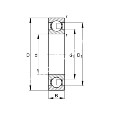 Подшипник 6017 - Евромеханика
