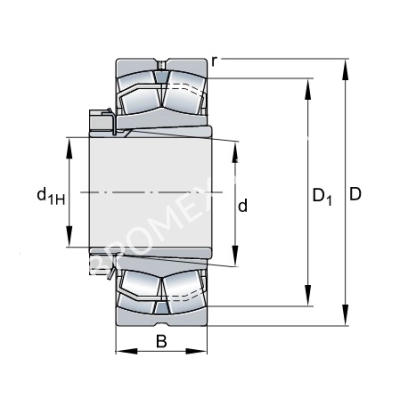 Подшипник 22224-E1-XL-K FAG - Евромеханика