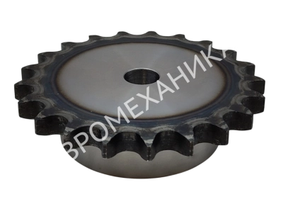 Звездочка 12B-1, шаг 19,05х11,68 мм (3/4х7/16), Z=19 со ступицей и закалкой зубьев - Евромеханика